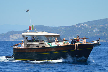 Clients of Gianni's Boat, Italy