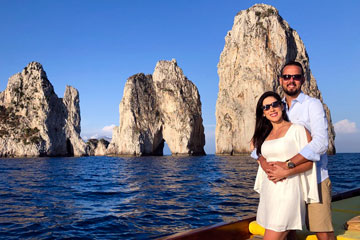 Clients of Gianni's Boat, Italy