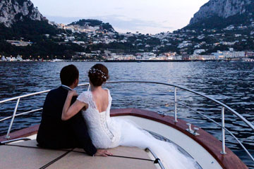 Clients of Gianni's Boat, Italy