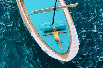 Clients of Gianni's Boat, Italy