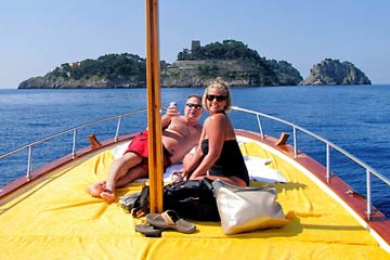 Clients of Gianni's Boat, Italy