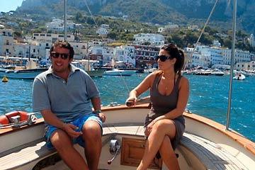 Clients of Gianni's Boat, Italy