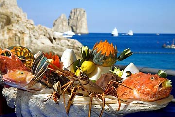 Clients of Gianni's Boat, Italy