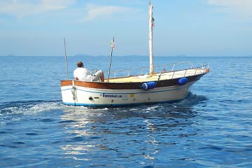 Clients of Gianni's Boat, Italy