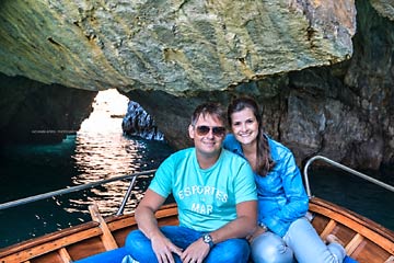 Clients of Gianni's Boat, Italy