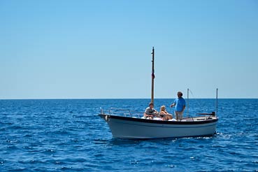 Clients of Gianni's Boat, Italy